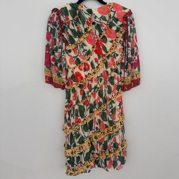 Farm Rio x Anthropologie Puff-Sleeve Fitted Mini Dress - Picture 7 of 9